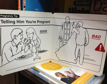 How to tell him that you're pregnant.