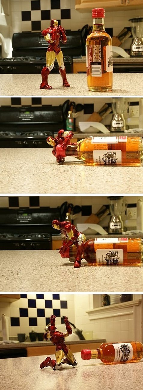 Correct way to play with your Iron Man toys