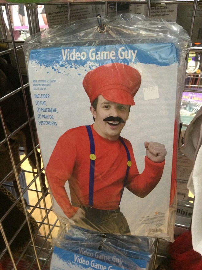 Video game guy Halloween costume.