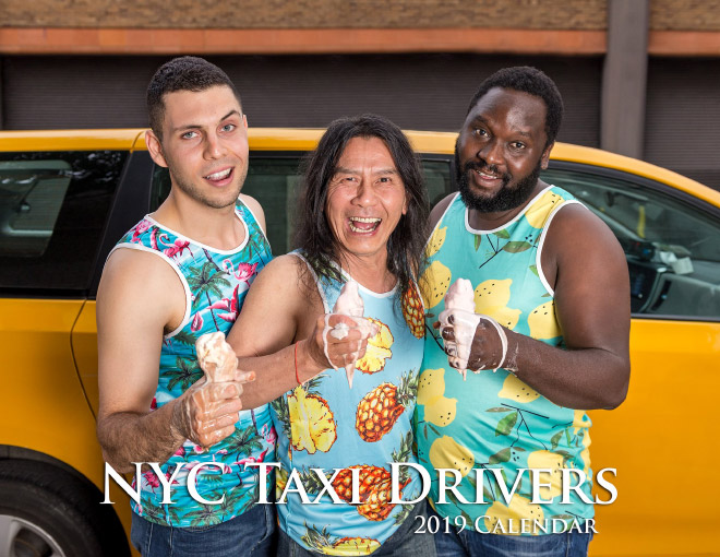 NYC taxi drivers 2019 calendar.