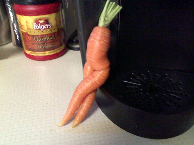 World's most seductive carrot.