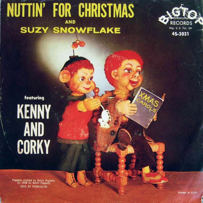 Who the hell creates such terrible Christmas album cover art?!