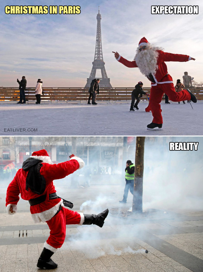 Christmas in Paris.