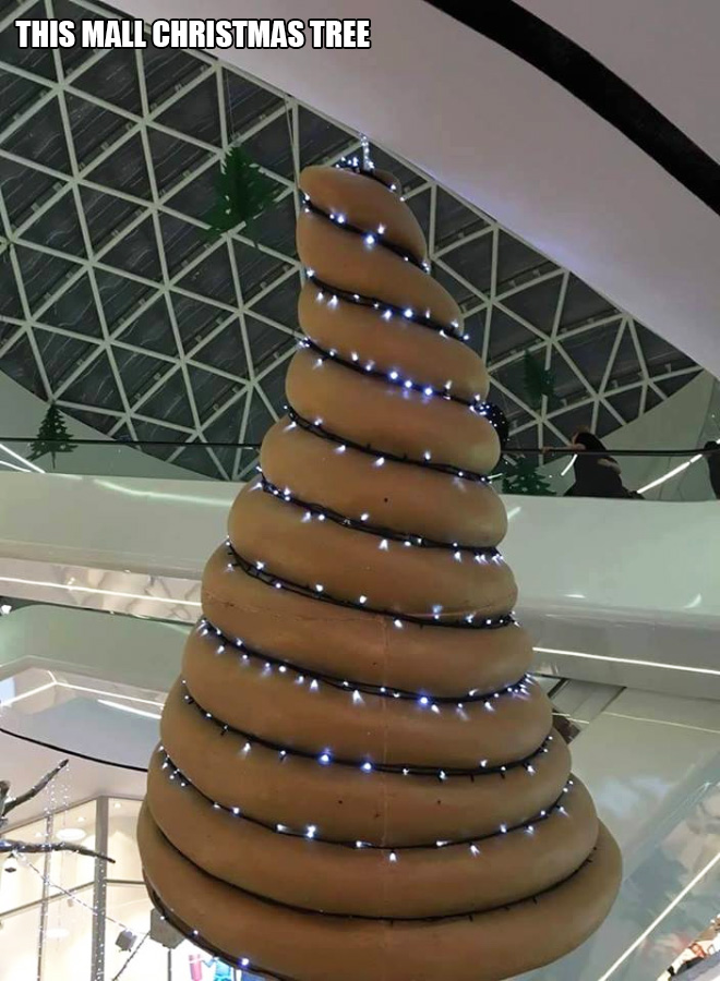 Crappy Christmas tree design.