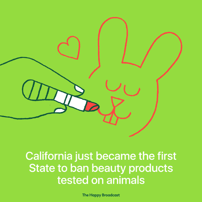 Great news from California.