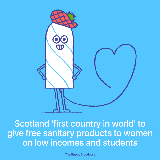 Great news from Scotland.