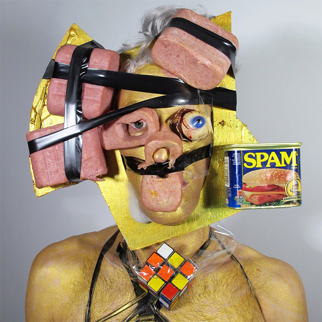 Crazy self portrait with SPAM.