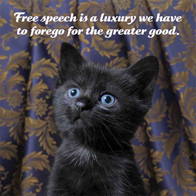 Free speech is an unaffordable luxury.