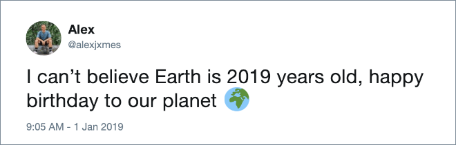 Happy b-day to our planet!
