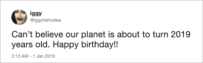 Happy birthday, Earth!