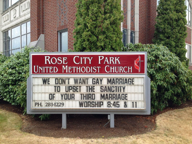 Brilliant church sign.