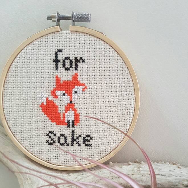 Hilarious cross stitch your grandma wouldn't like.