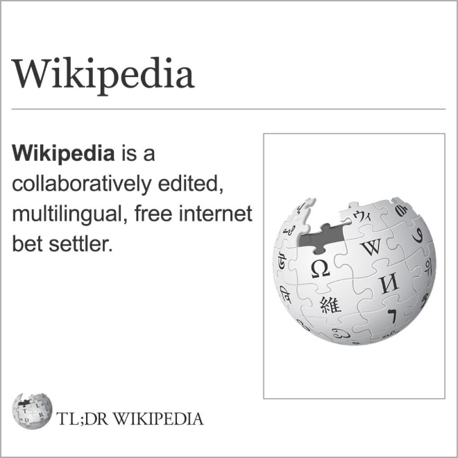 The definition of Wikipedia.