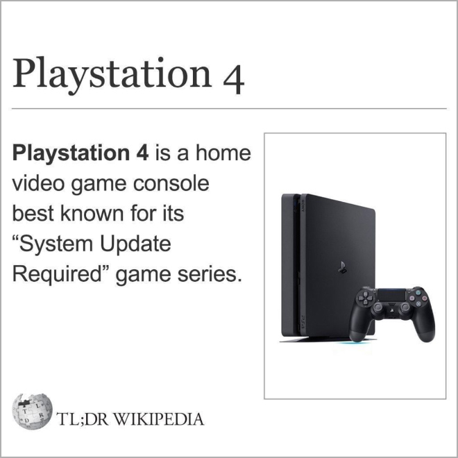 The definition of Playstation 4.