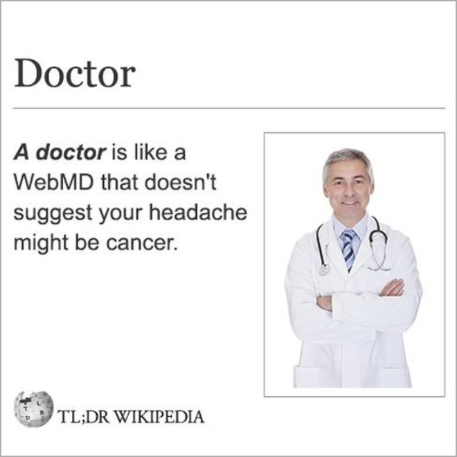 The definition of doctor.