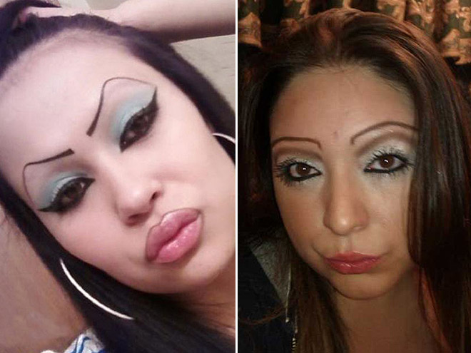 Some women don't understand how eyebrows work...