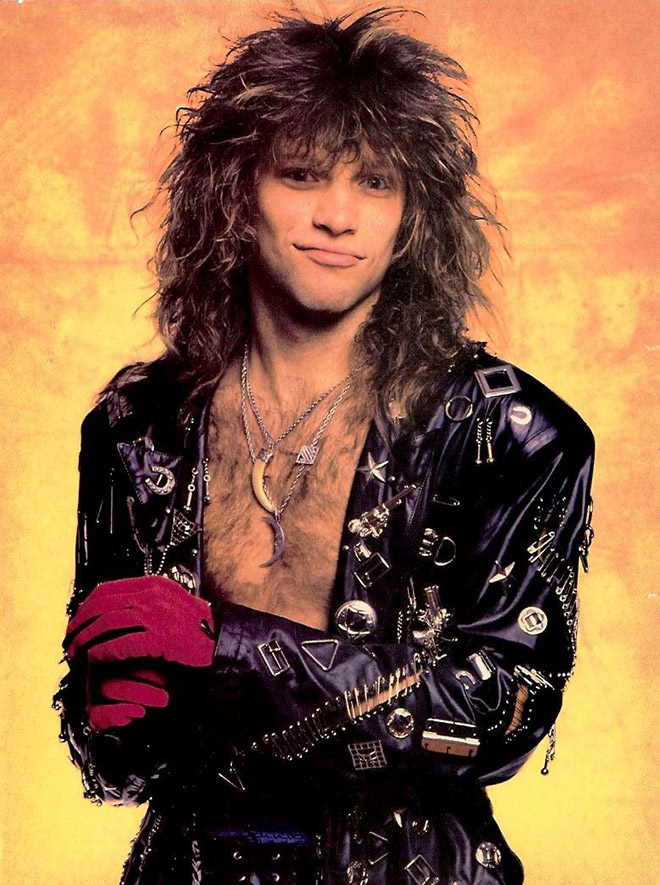 Jon Bon Jovi really loved wearing ridiculous outfits in 1980s...