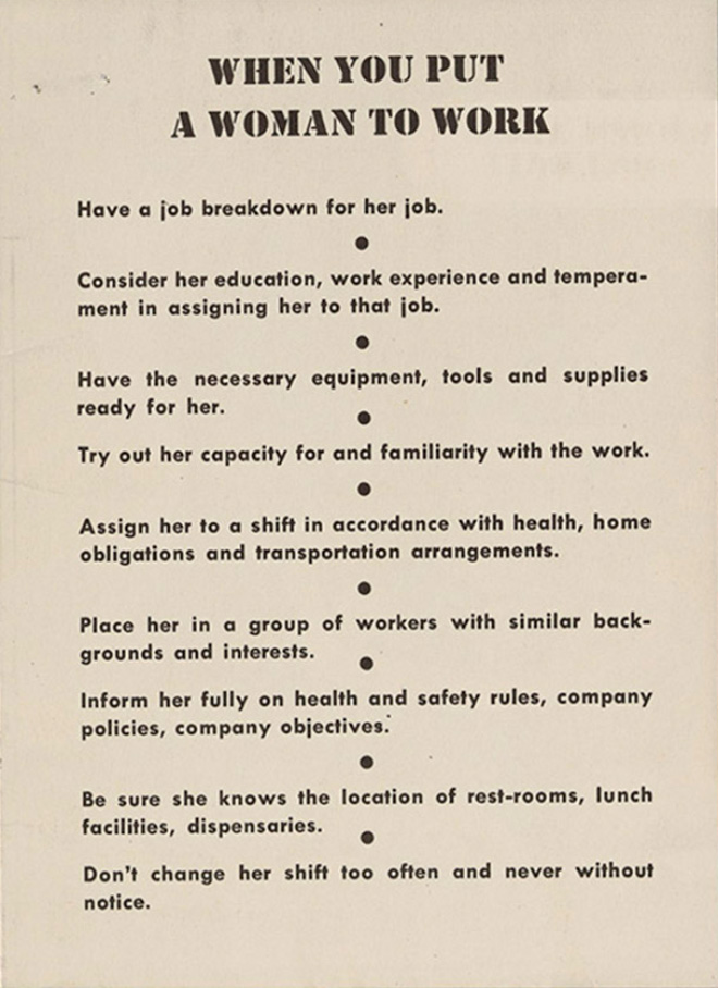 "Women Are Teachable" Guide From 1940s