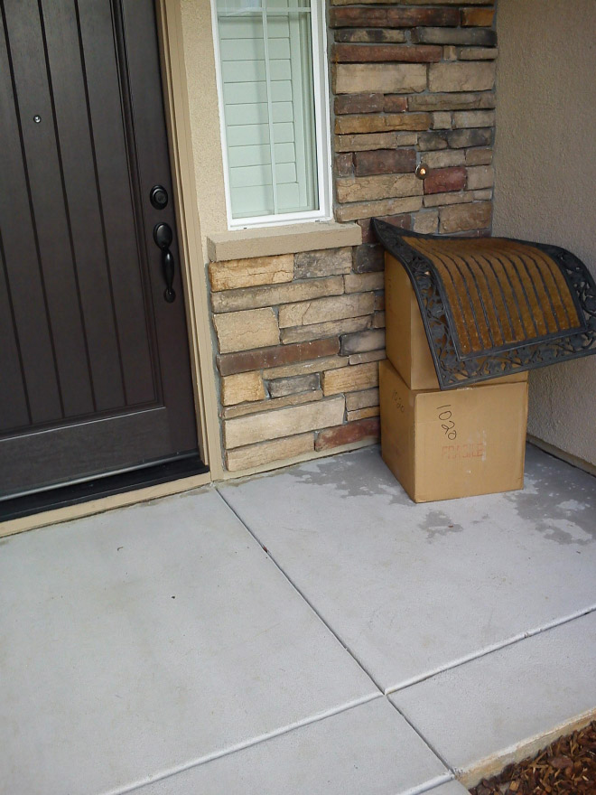Cleverly hidden package.