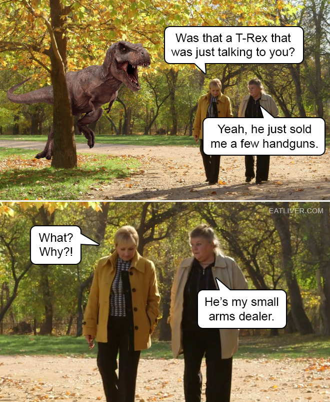 Was that a T-Rex?