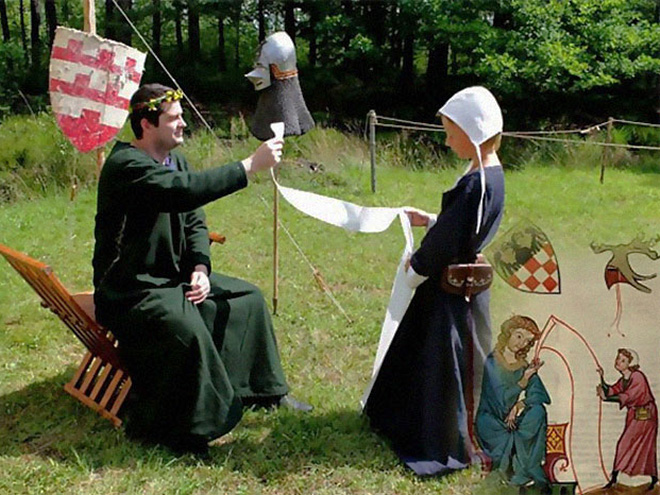 Funny medieval art recreation.