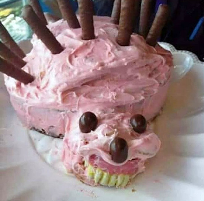 Terrible cake fail.