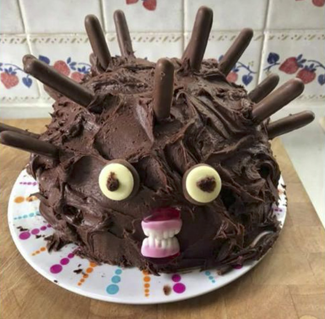 Terrible cake fail.