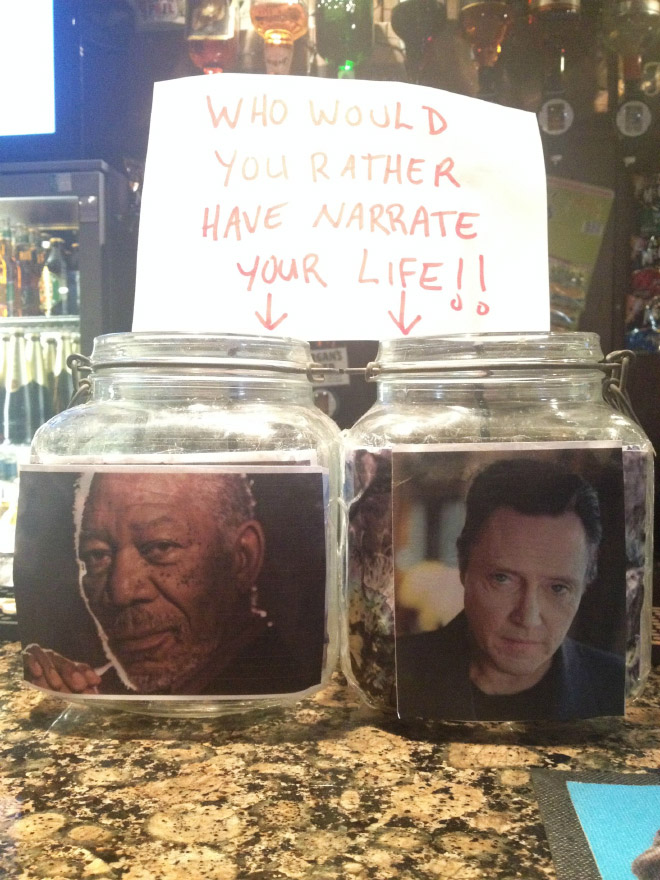 Hilarious tip jar.