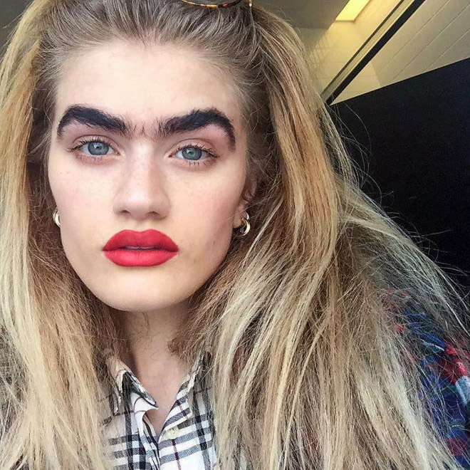 Why have two eyebrows when one is enough?
