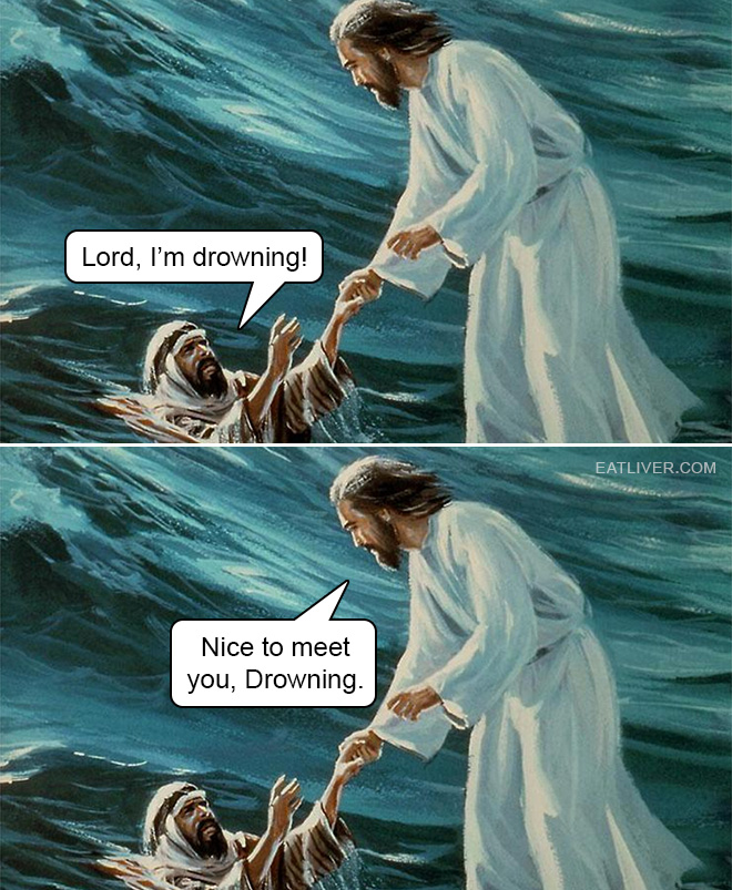 Little known fact: Jesus loved dadjokes.