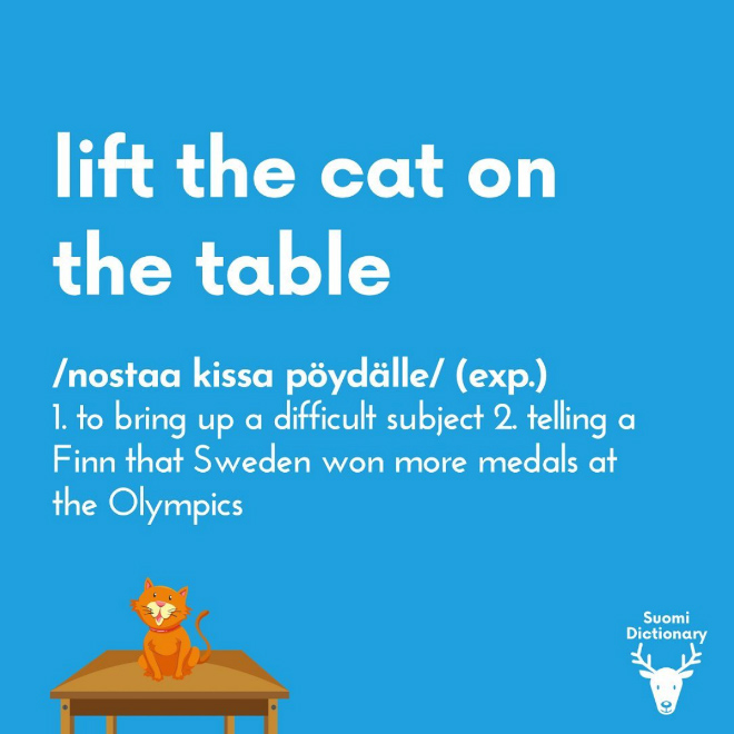 Funny Finnish saying translated.