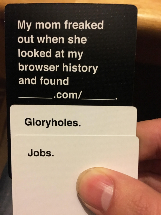 "Cards Against Humanity" is a hilarious game!