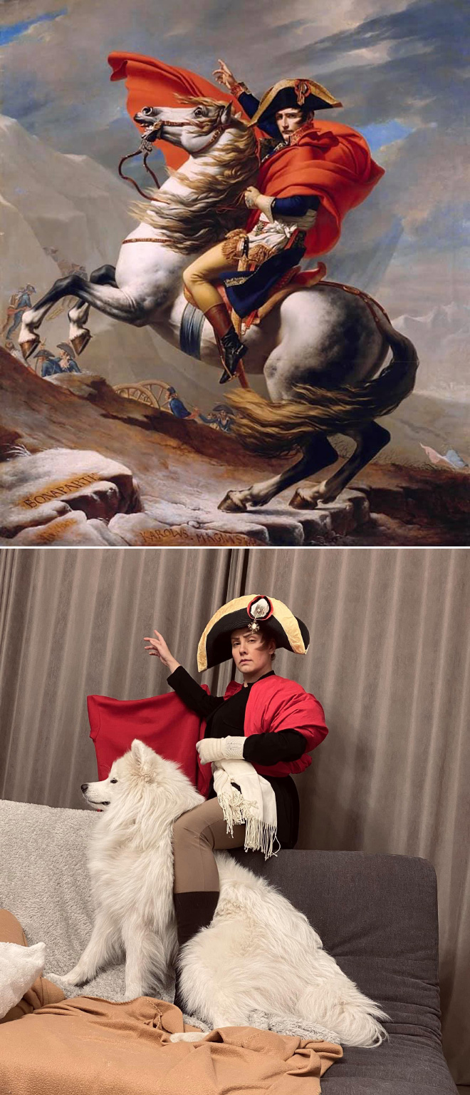 Funny painting recreation.