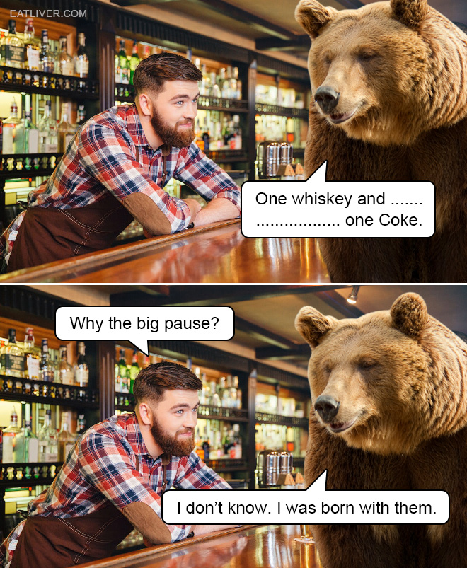Living without bear puns is simply un-bear-able! That's why we decided to present you the greatest bear pun ever made.