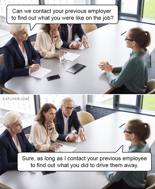 This should happen more often during job interviews. If employer can background check you, why shouldn