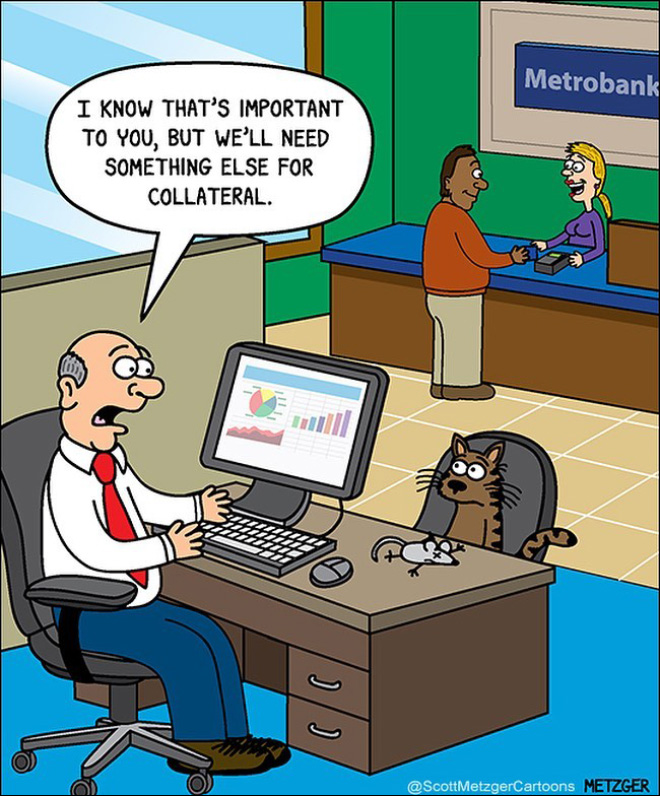 Funny cartoon by Scott Metzger.